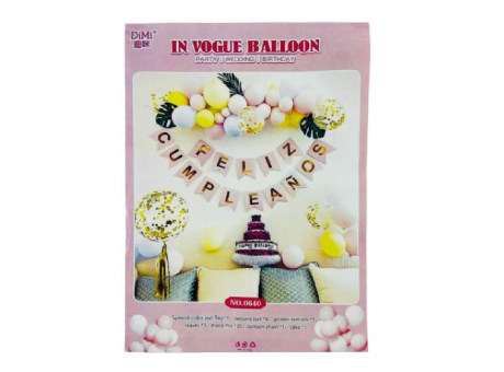 Imagen de SET GLOBOS DECO FC CM02413 C45