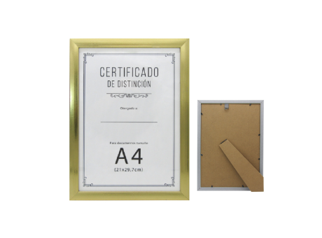 PORTA RETRATO RECTANGULO (23.5X32x1) DORADO