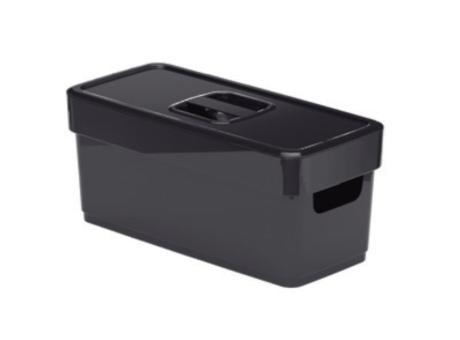 CAJA ORG. CON TAPA 2,3 LITROS NEGRO R. 501.012.003 NITRON