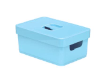 CAJA ORG. CON TAPA 3,8 LITROS AZUL BABY R. 502.012.008 NITRON