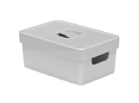 CAJA ORG. CON TAPA 1,5 LITROS GRIS R. 502.012.059 NITRON