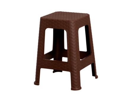 Imagen de BANQUETA RATTAN MARRON R. 1334 PLASNEW