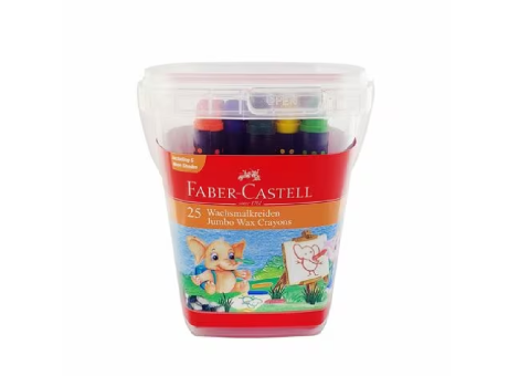 Imagen de CRAYOLA FABER C25 JUMBO EN BALDE