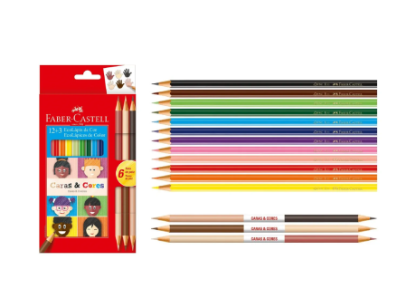 ECOLAPICES 12+3 CARAS Y COLORES
