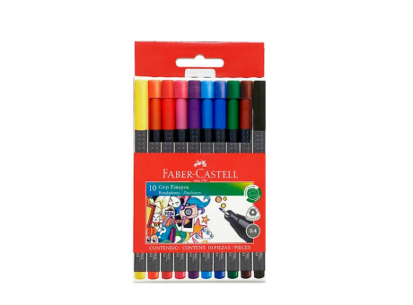 MARCADOR FABER GRIP C10 FINEPEN COLORES SURTIDOS