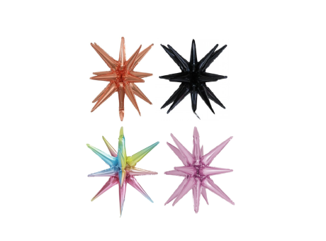 GLOBO PLAST. ESTRELLA 22\\" COLOR A1577