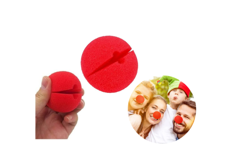 NARIZ PAYASO ESPONJA A1685 X10