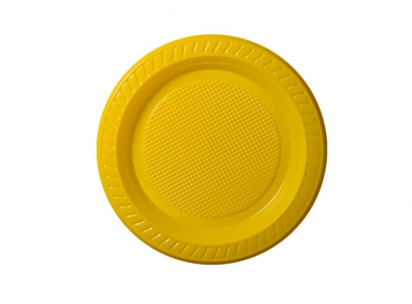 Imagen de PLATO PLAST. COPOBRAS C/ 10 UN PS-15 CM AMARILLO