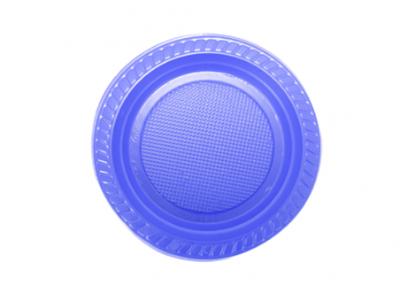 Imagen miniatura de PLATO PLAST. COPOBRAS C/ 10 UN PS-15 CM AZUL