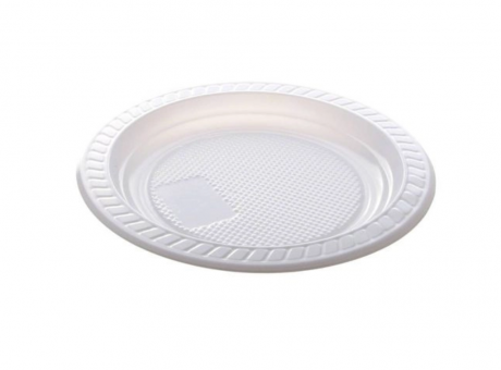 Imagen miniatura de PLATO PLAST. COPOBRAS C/ 10 UN PS-15CM BLANCO