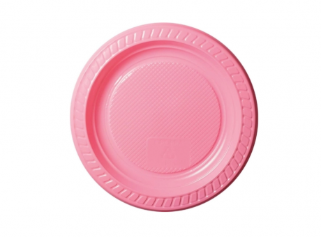 Imagen de PLATO PLAST. COPOBRAS C/ 10 UN PS-15 CM ROSA