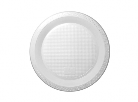 Imagen de PLATO PLAST. COPOBRAS C/ 10 UN PS-26 CM BLANCO