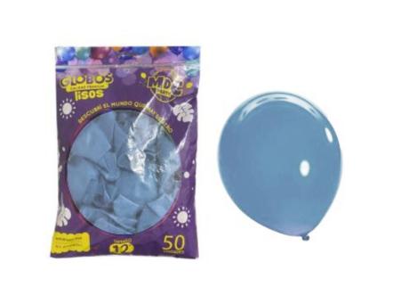 GLOBOS MDC CELESTE 12\\" CM02459 X50 200CX