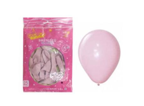 GLOBOS MDC PASTEL ROSA 5\\" A1149 X25