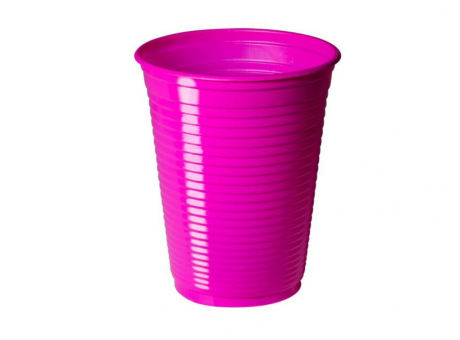 Imagen de VASO PLAST. COPOBRAS 200 ML C/ 50 ROSA SHOCKING