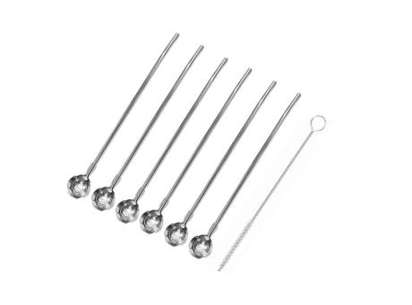 Imagen miniatura de CUCHARA C/PAJITA 7PCS 22CM (GA822-3L414)