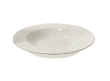 Imagen de PLATO REDONDO BLANCO HONDO BLANCO 9\", D23CMH3.2CM 54389