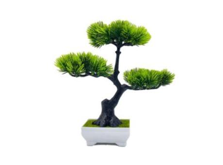 BONSAI ARTIFICIAL (26X23X14CM) VERDE OSCURO