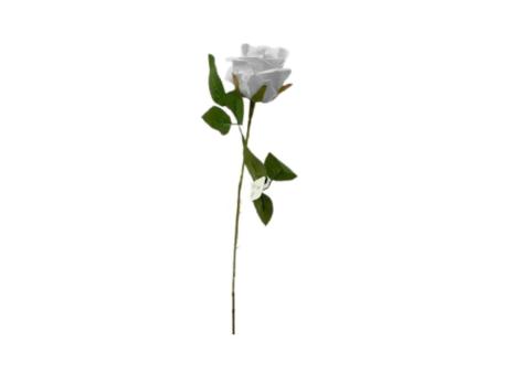 FLOR ARTIFICIAL ROSA (52CM) BLANCO 2