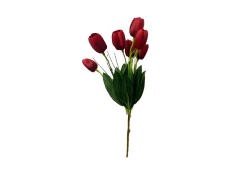 FLOR ARTIFICIAL TULIPAN (37CM) ROJO
