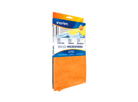 PAÑO MICROFIBRA 30X30 NARANJA С02