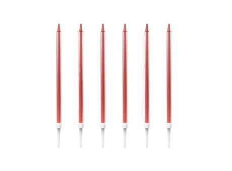 VELA PALITO 10 CM ROJO A1177