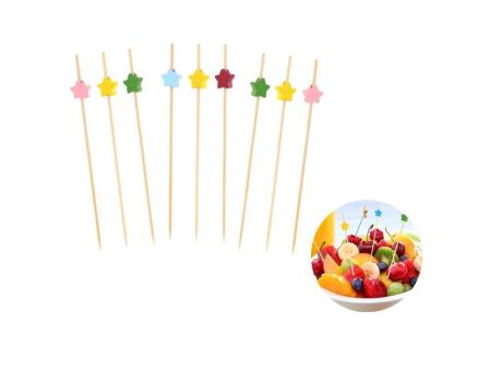 PALITO MADERA ESTRELLA 50P (12CM) COLOR