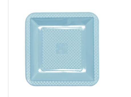 PLATO FORFEST FORFEST  CUADRADO 15CM AZUL CANDYX50 PQYAC-15
