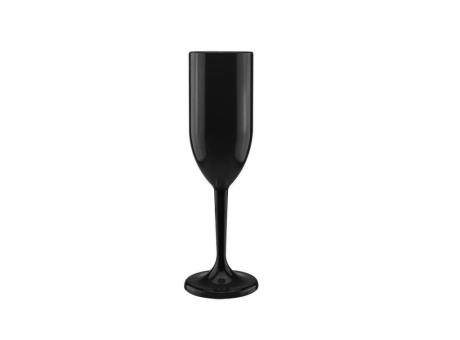 COPA CHAMPAGNE LIGHT NEGRO 190 ML SUPERCOPO