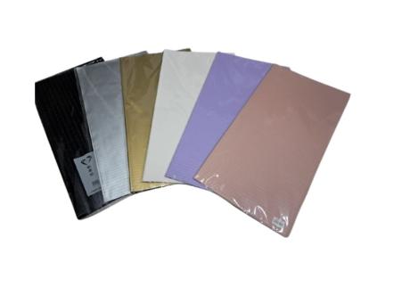 PAPEL P/REGALO LOVE  INGLES 58X58 (20 UNIDADES) 6 COLORES PDR-LETR