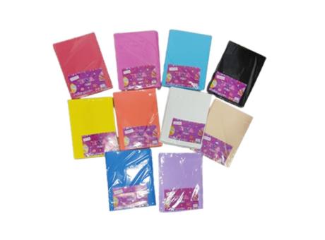 SET GOMA EVA COLORES 25X35 10 PZS POR COLOR G-1060-FC