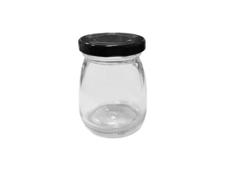 FRASCO DE VIDRIO 100ML (TAPA NEGRA/ROJA) E-5259A