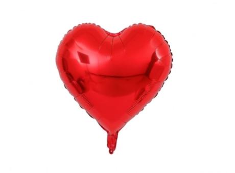 GLOBO CORAZON (45CM) ROJO