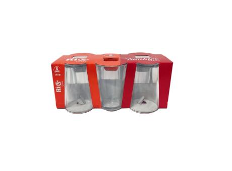 VASO DE VIDRIO RIO GLASS TUMBLER 200ML C6