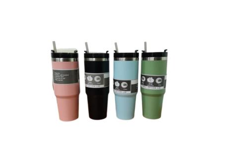 VASO CON TAPA Y PAJITA SZML063