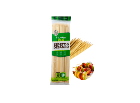 PALITO ASADOR BAMBU 25CM INOVEN C50