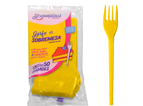 TENEDORCITO AMARILLO 20 X 50