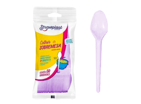 CUCHARITA LILA CANDY 20 X 50