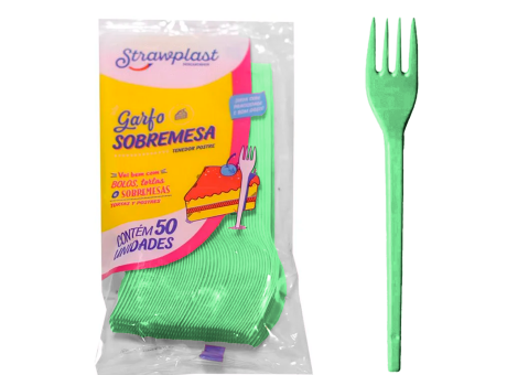 TENEDORCITO VERDE CANDY 20 X 50