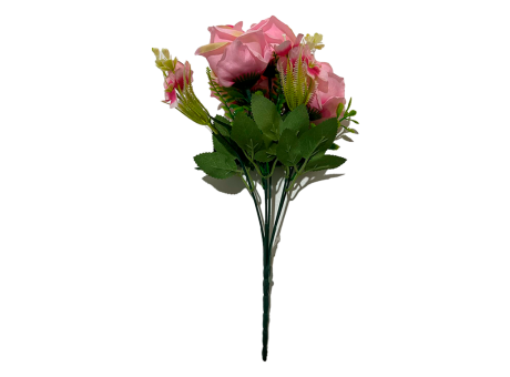 FLOR ARTIFICIAL ROSA (30CM) ROSADO