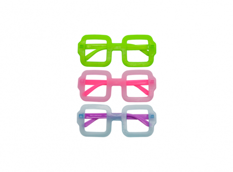 LENTE CUADRADO 12P COLORES