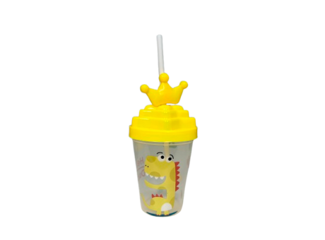 Imagen de VASO PLASTICO INFANTIL DINO 400 ML CY-1049A-11E