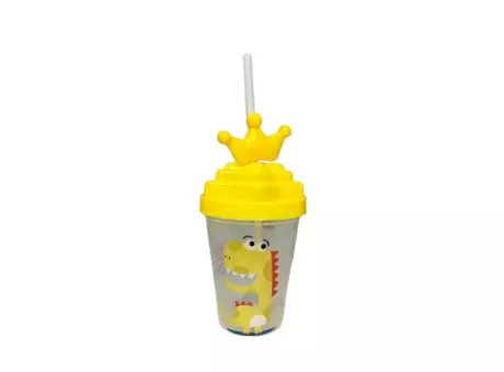 Imagen miniatura de VASO PLASTICO INFANTIL DINO 400 ML CY-1049A-11E