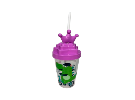 Imagen de VASO PLASTICO INFANTIL DINO 400 ML CY-1049A-11E