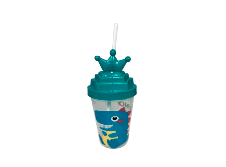 Imagen de VASO PLASTICO INFANTIL DINO 400 ML CY-1049A-11E