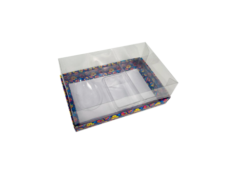 CAJA GOURMET CONFITERO 150G PASCUA SCRAP 42 HUEVOS AZUL