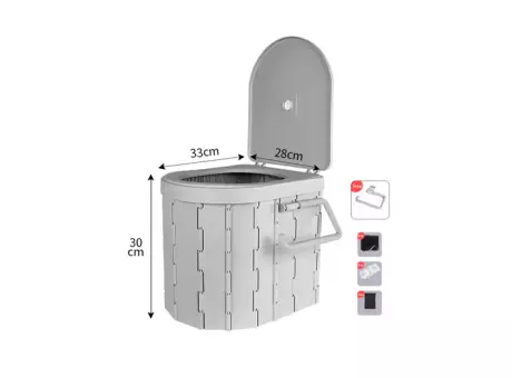 Imagen miniatura de INODORO PLEGABLE PORTATIL GR71246 2