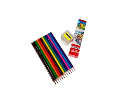 Imagen miniatura de LAPIZ COLOR 12P (17CM) CON SACAPUNTA