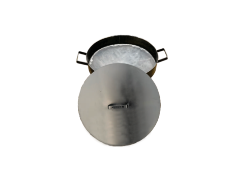 Imagen de TAPA 40 CM CHAPA NEGRO 2 MM NEWEN