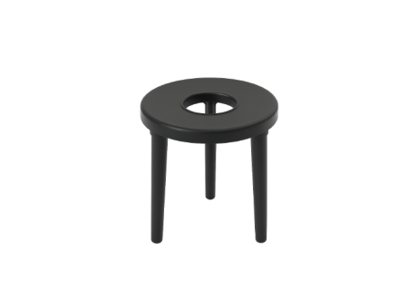 SOPORTE PARA PIZZA PAQ X500 NEGRO